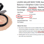 LAURA GELLER NEW YORK Award-Winning Baked Balance-n-Brighten Color Correcting Powder Foundation - Porcelain - Buildable Light to Medium Coverage - Demi-Matte Natural Finish